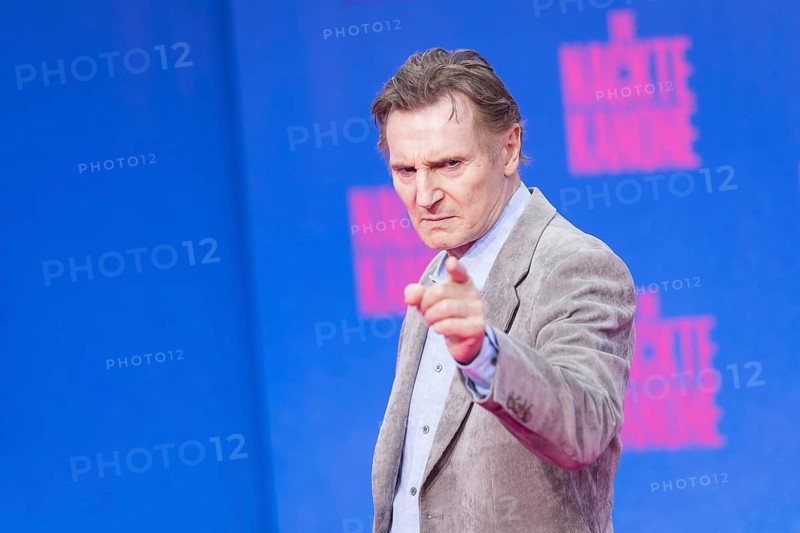 Liam Neeson at the film premiere of The Naked Gun at the UCI Luxe East Side Gallery, Berlin, 24.07.2025