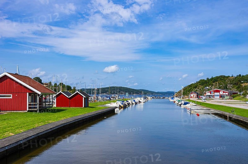 Maritime living and harbour ambience in the village of Henan on Orust, Bohuslän, Västra Götalands län, Sweden