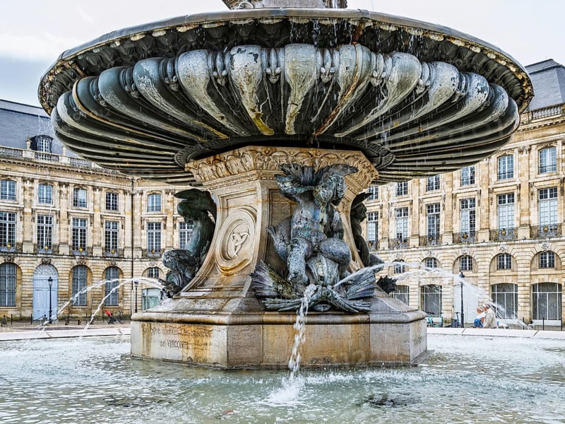 Fontaine des Trois Graces, Place de la Bourse, Bordeaux, Gironde, Nouvelle-Aquitaine, France