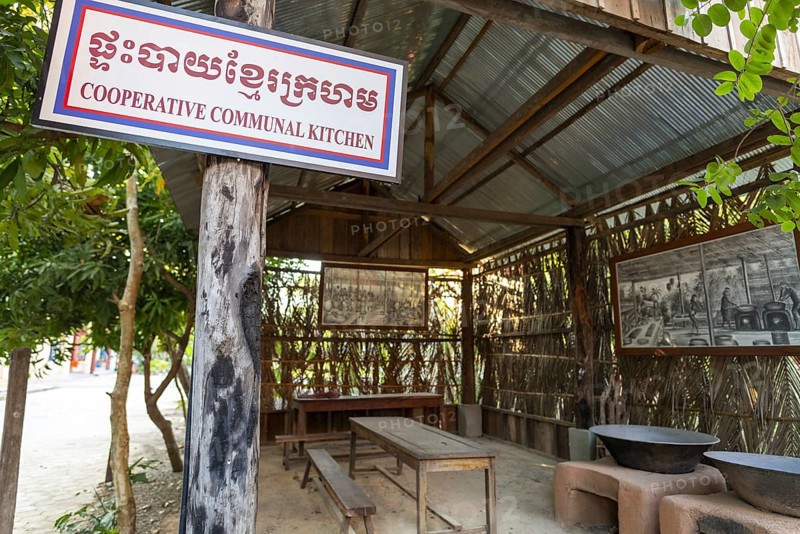 Memorial to the victims of the Khmer Rouge regime, Wat Thmei, Siem Reap, Cambodia