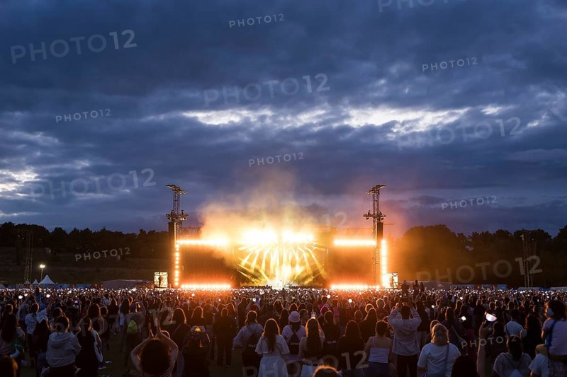 J-Hope at the Lollapalooza Festival in the Olympiastadion and on the Maifeld, Berlin, 13.07.2025