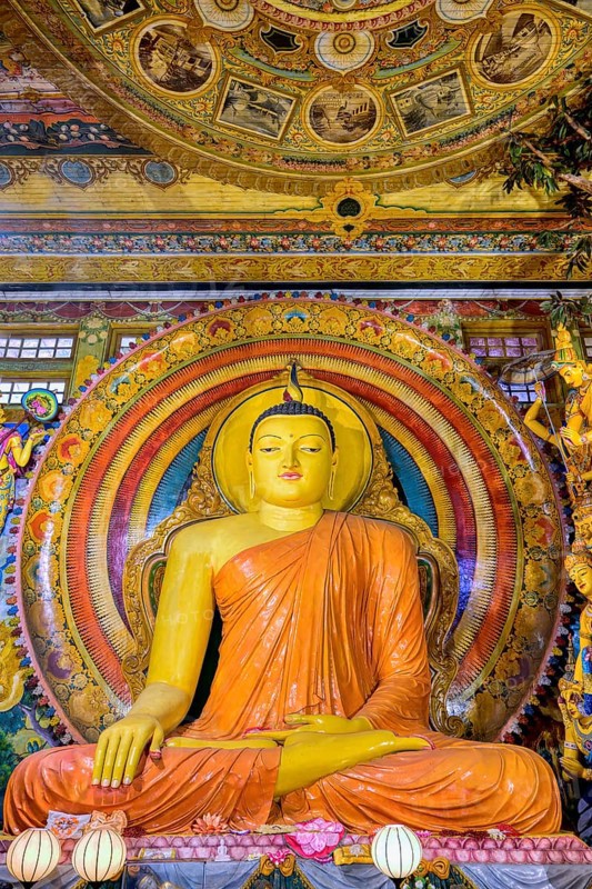 Gangaramaya Buddhist Temple, Interior, Colombo, Sri Lanka