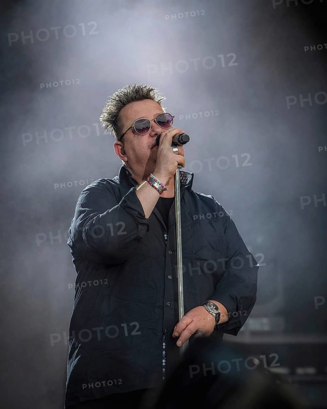 Sebastian Krumbiegel, singer of the band Die Prinzen at the Berliner Rundfunk 91.4 Open Air in the Berlin Parkbühne Wuhlheide on 05.07.2025