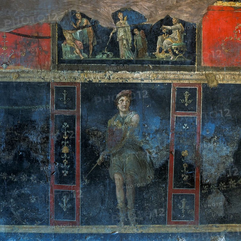 Frescoes from the House of Vettii, Aulus Vettius Conviva and Aulus Vettius Restitutus, Pompeii, Italy