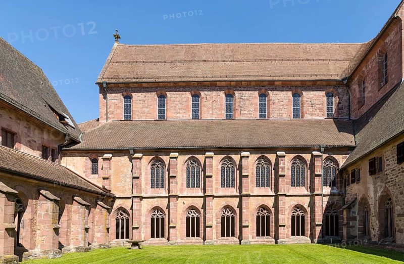 Cloister in Alpirsbach Monastery, Northern Black Forest, Baden-Württemberg, Germany