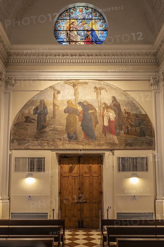 Pilgrimage church Madonna della Corona, Ferrara di Monte Baldo, Italy