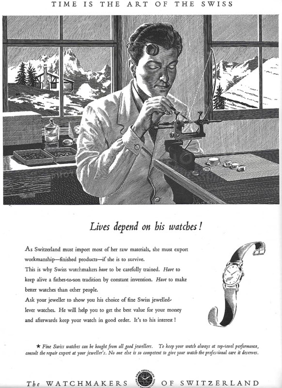 Advertising in Country Life magazine UK 1951
