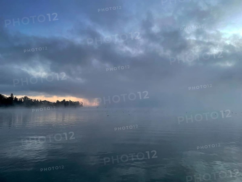 Fog over Lake Starnberg, Bavaria, Germany
