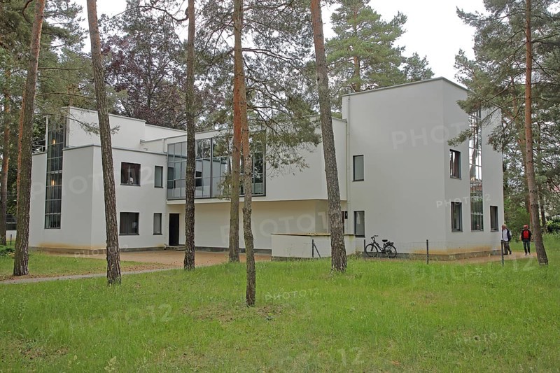 Bauhaus Master Houses by Georg Muche and Oskar Schlemmer, Art, Dessau, Dessau-Roßlau, Saxony-Anhalt, Germany