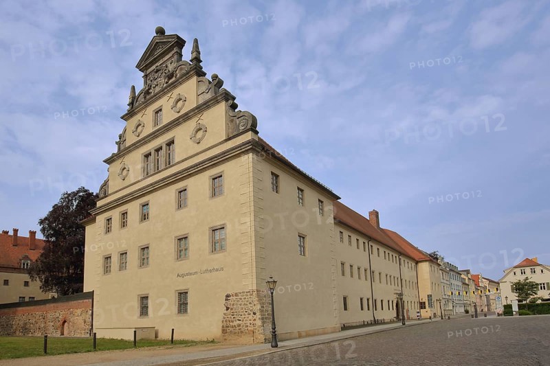 UNESCO Luther House, home of Martin Luther built in 1503, Augusteum, Luther city Wittenberg, Fläming, Saxony-Anhalt, Germany