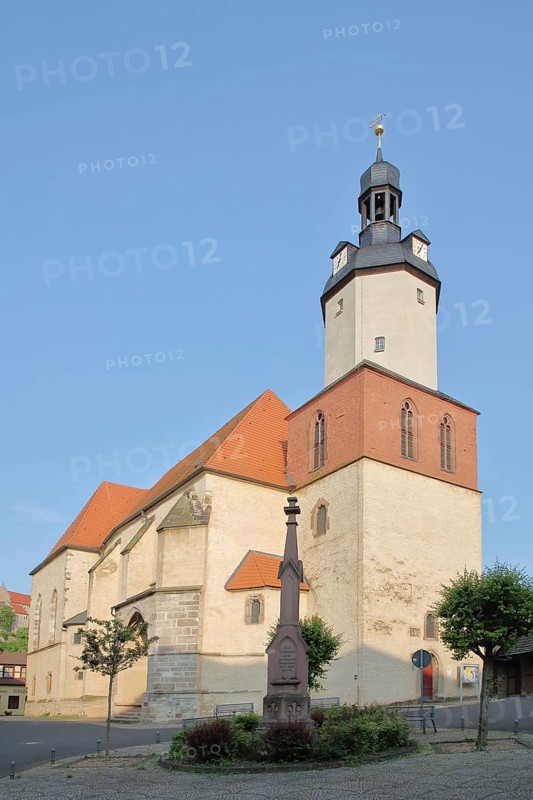 Gothic St George's Church, Valley Church, Mansfeld, Saxony-Anhalt, Germany