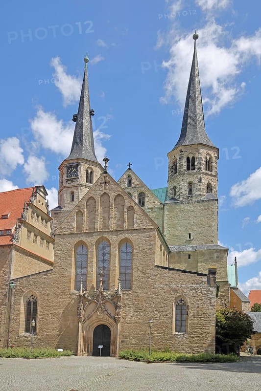 Romanesque Cathedral of St John and St Lawrence, landmark, Merseburg, Romanesque Road, Saxony-Anhalt, Germany