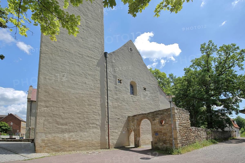 Romanesque Neumarktkirche St. Thomae Cantuariensis, Merseburg, Romanesque Road, Saxony-Anhalt, Germany
