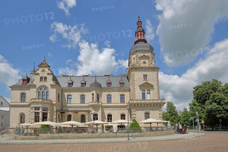 Historic Ständehaus, historicist villa, Merseburg, Saxony-Anhalt, Germany