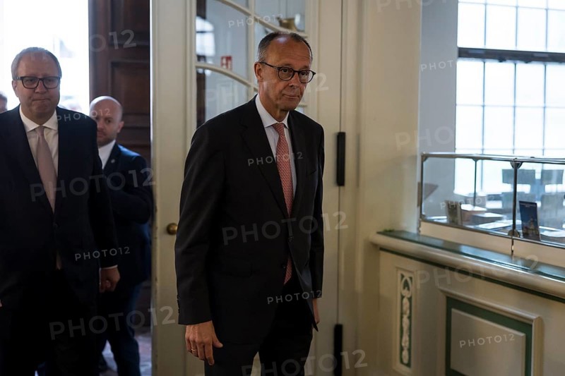 Friedrich Merz (Chancellor of the Federal Republic of Germany) attends the award ceremony for the German National Prize 2025 in Französische Friedrichstadtkirche, Berlin, on 10 June 2025