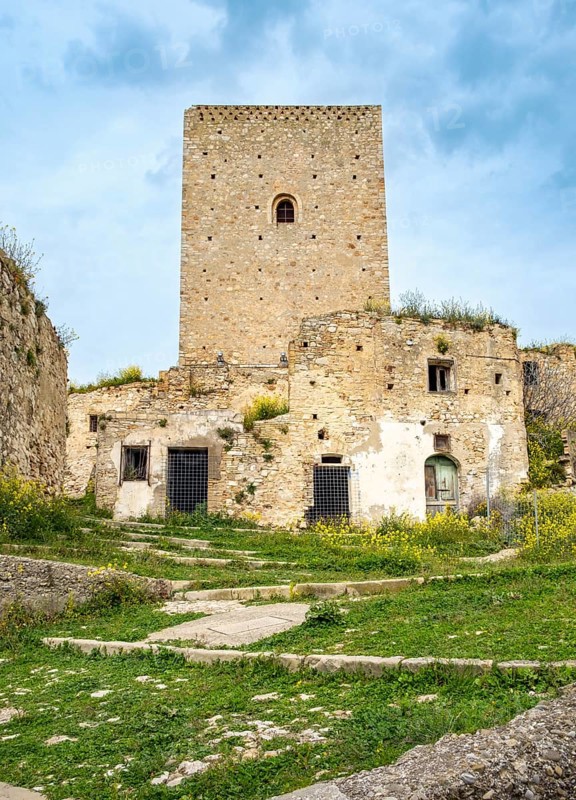 Ghost town of Craco, Basilicata, Italy
