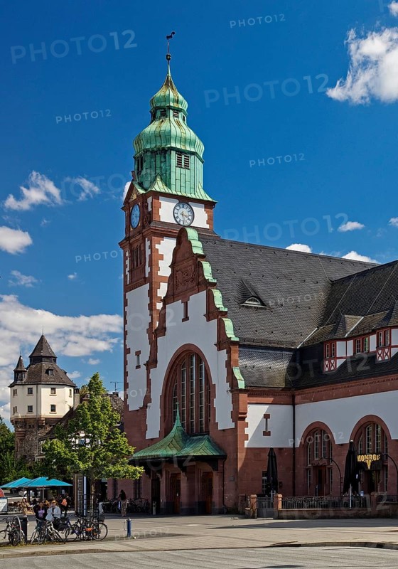 Railway station in Bad Homburg vor der Höhe, Hesse, Germany