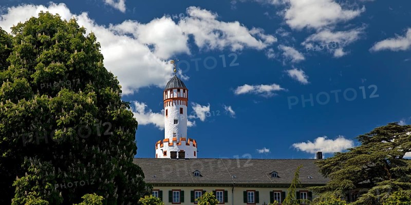Bad Homburg vor der Höhe Castle with the White Tower, Hesse, Germany