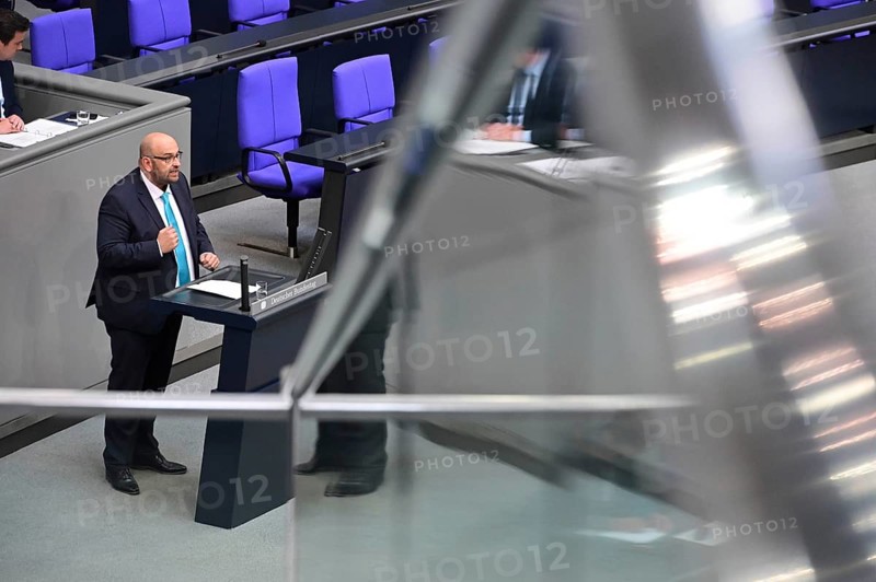 Stephan Protschka (AfD) speaks on the agenda item Animal husbandry labelling obligation at the eleventh session of the Bundestag