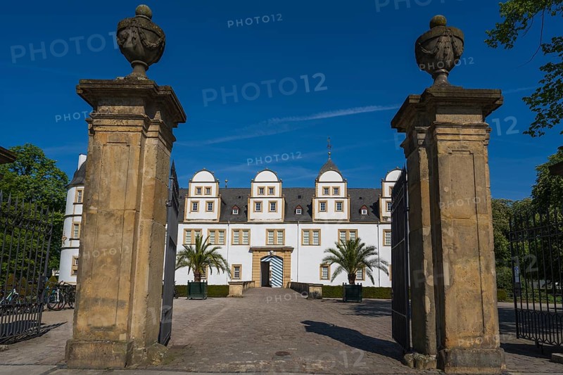 Neuhaus Palace, prince-bishop's residence, Weser Renaissance, Paderborn, Westphalia, North Rhine-Westphalia, Germany