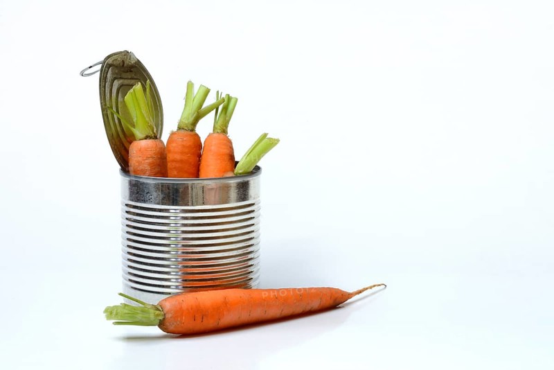 Tinned carrots