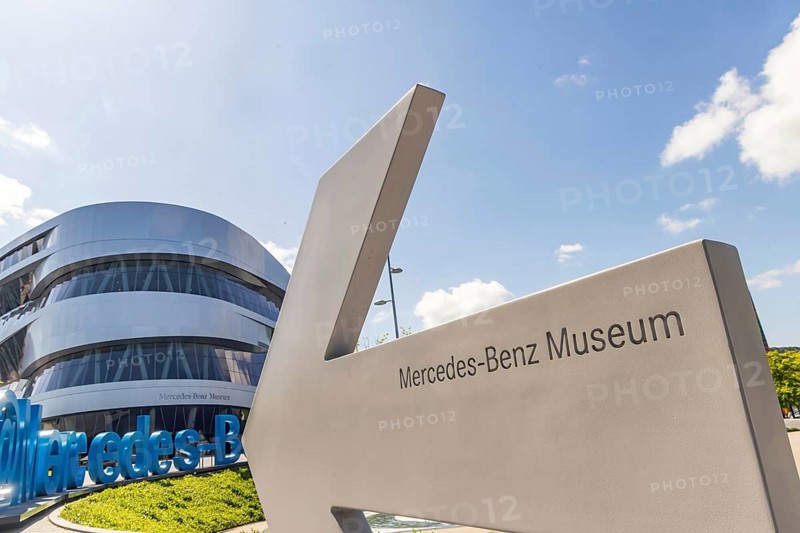 Exterior view. Mercedes-Benz Museum Stuttgart, Baden-Württemberg, Germany
