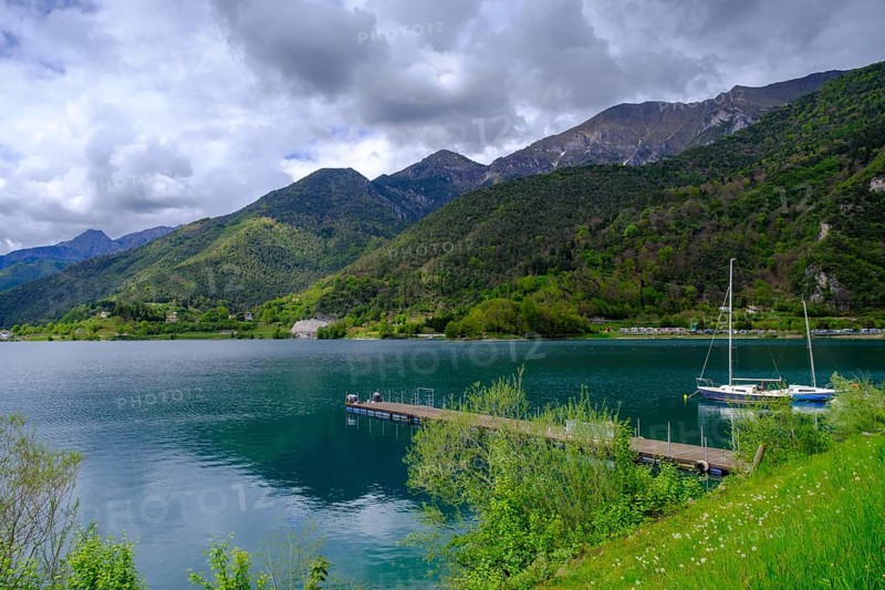 Lake Ledro, Lago di Ledro, Trentino, Italy