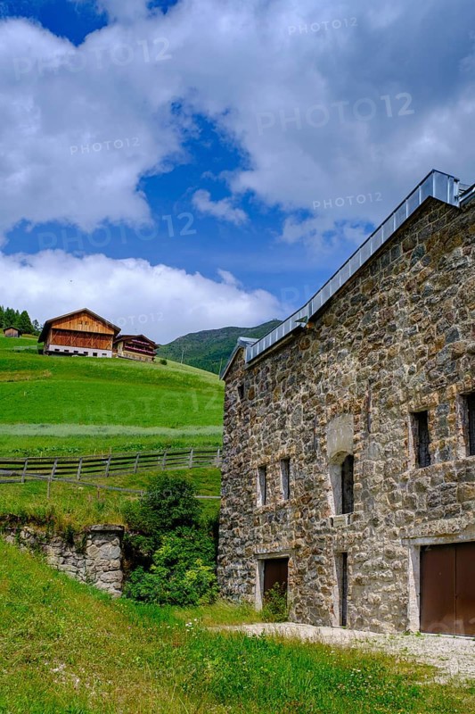 Mitterberg Fortress above Sesto, Sesto Valley, Dolomites, South Tyrol, Italy