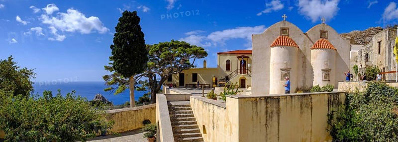 New Preveli Monastery, Preveli Monastery, near Plakias, Crete, Greece