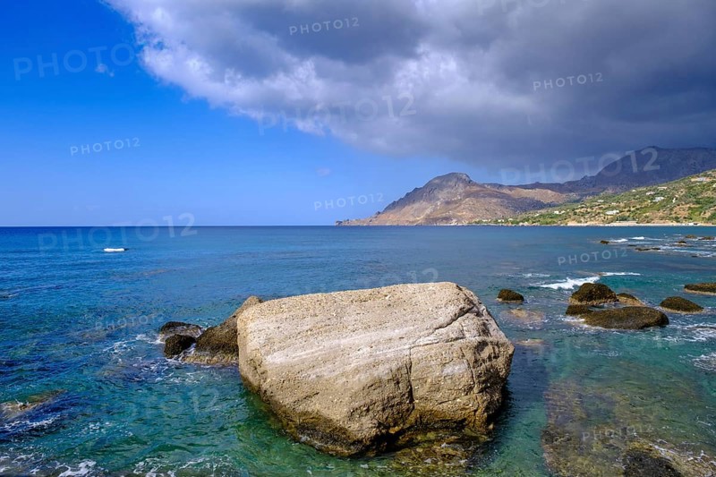 Skinos beach, Plakias on the Libyan Sea, south coast, Crete, Greece