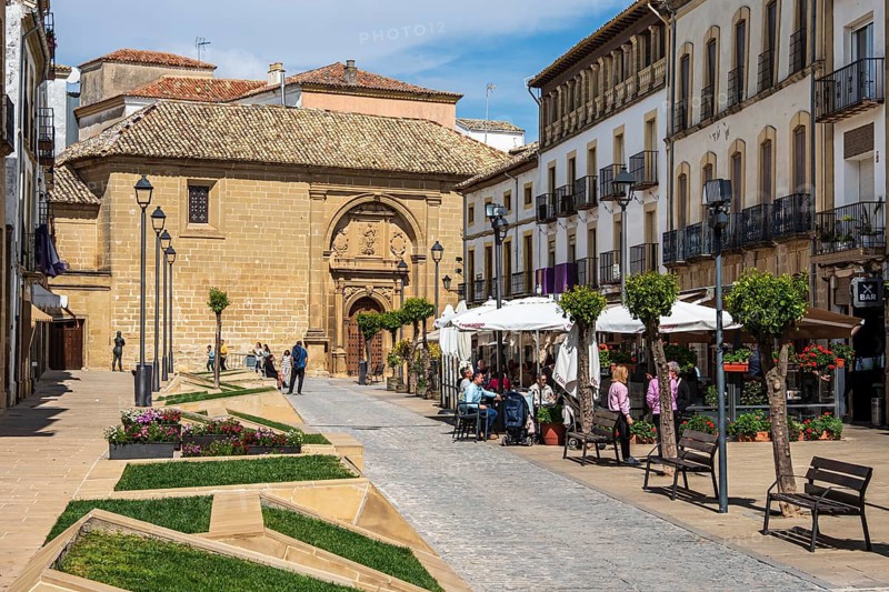 Downtown historic city Baeza, Andalusia, Spain