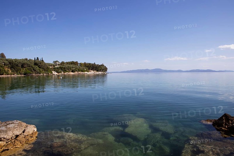 Coast of the Pagasitic Gulf, Kato Gatzea, Pelion or Pelion Peninsula, Magnisia, Thessaly, Greece