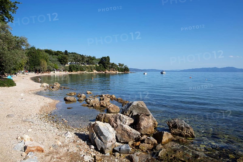 Kato Gatzea beach on the Pagasitic Gulf, Pelion or Pelion Peninsula, Magnisia, Thessaly, Greece