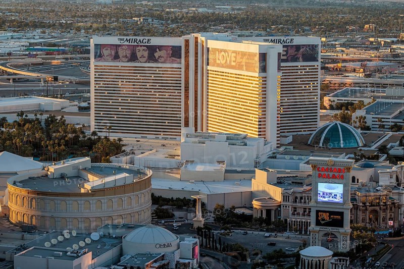 The Mirage casino on The Strip in Las Vegas, Nevada