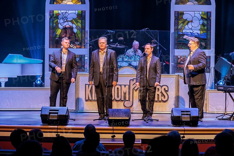 Southern Gospel Quarted Kingdom Heirs performing at the Dollywood amusement park in Pigeon Forge, TN