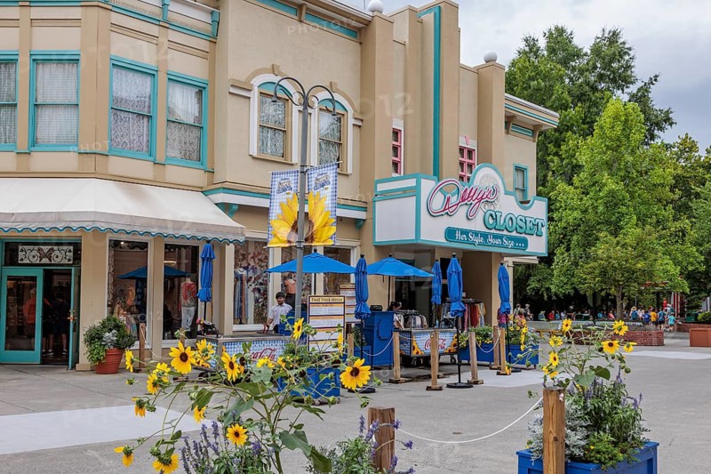 Dolly's Closet clothing store at the Dollywood amusement park in Pigeon Forge, TN