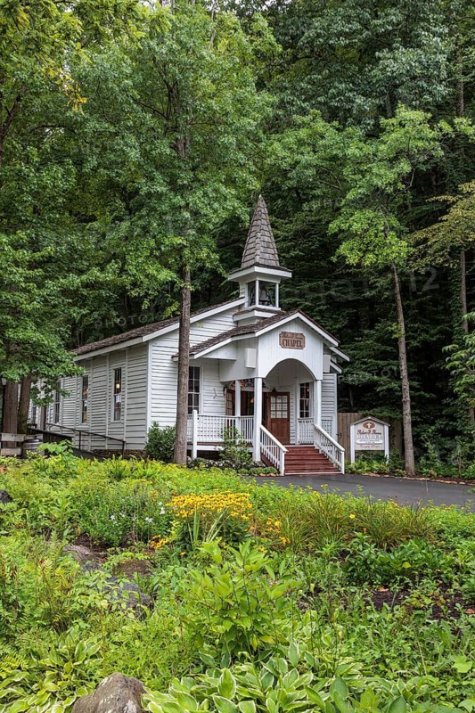 Robert F. Thomas Chapel in the Dollywood amusement park in Pigeon Forge, TN