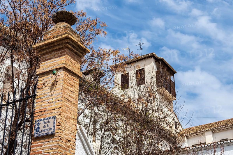 Downtown Granada, plazeta de la concepcion, Granada, Andalusis, Spain