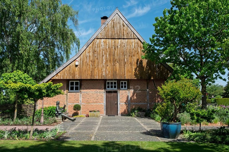 District educational garden, Kötterhaus, Burgsteinfurt, Steinfurt, Münsterland, North Rhine-Westphalia, Germany