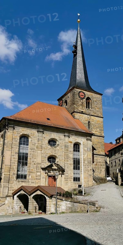 The Evangelical Lutheran St Laurentius Church in Thurnau, Kulmbach district, Upper Franconia, Bavaria, Germany