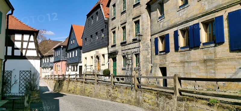 Old town, upper town of Thurnau, Kulmbach district, Upper Franconia, Bavaria, Germany