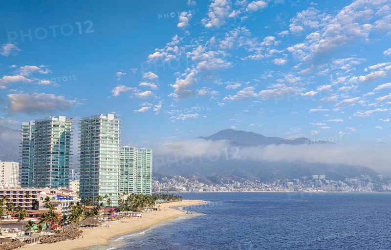 Puerto Vallarta vacation, Mexico. Scenic ocean and beach views of Nuevo Puerto Vallarta