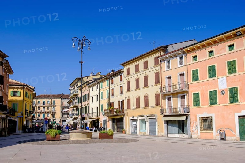 Piazza San Carlo, Valeggio sul Mincio, Verona Province, Veneto, Italy