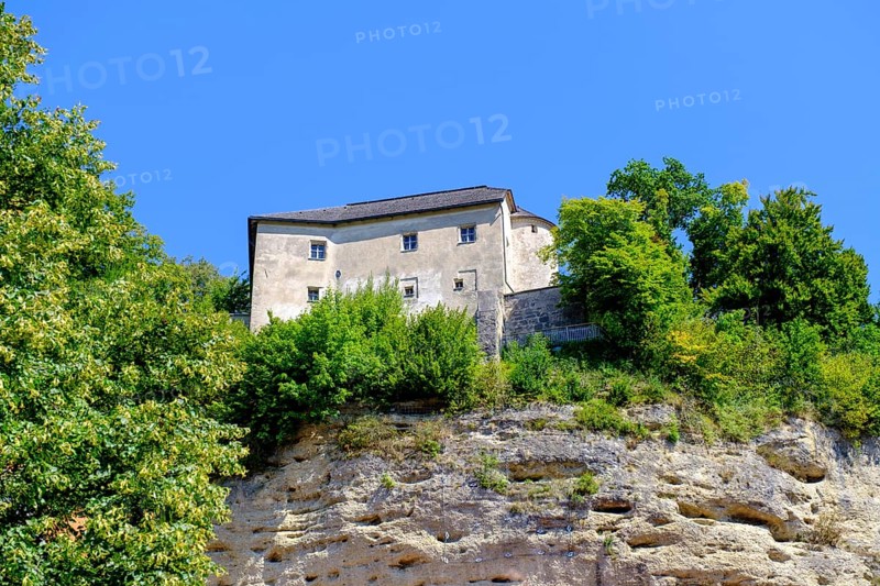 Burg Stein, Höhlenburg, Stein an der Traun, Chiemgau, Upper Bavaria, Bavaria, Germany