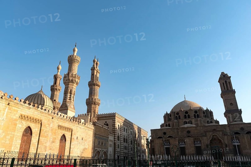 Cairo, Egypt. July 2nd 2024 Al-Azhar Mosque, it was the first mosque established in a city that eventually earned the nickname the City of a Thousand Minarets, Fatimid, Islamic Cairo, Egypt