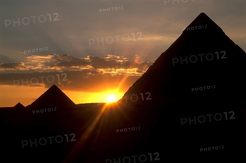The pyramids of Giza, Egypt