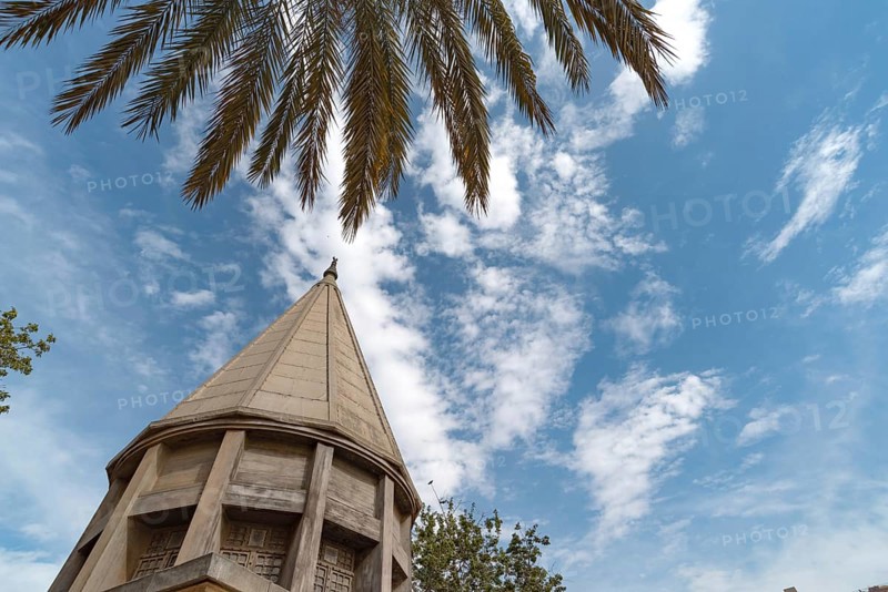 Cairo, Egypt. November 28th 2022 Egyptian Nilometer used to measure rise and fall of River Nile, Monastirli Palace, Roda Island, Cairo, Egypt. Prediction of the Nile inundation was impotent for agriculture in ancient Egypt