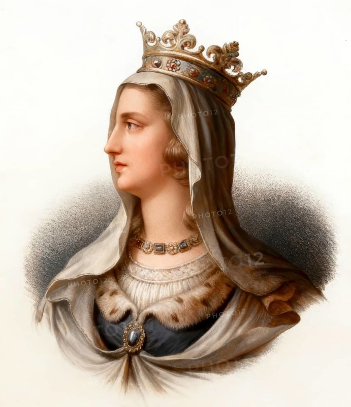 Isabella, Isabelle d'Aragon, Isabella von Aragón, 1248-1271, infanta of Aragon, Queen consort of France as wife of Philip III