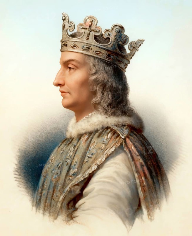 Philip II, called Philip Augustus, Philipp II. August, Philippe Auguste, 1165-1223, King of France from the House of Capet