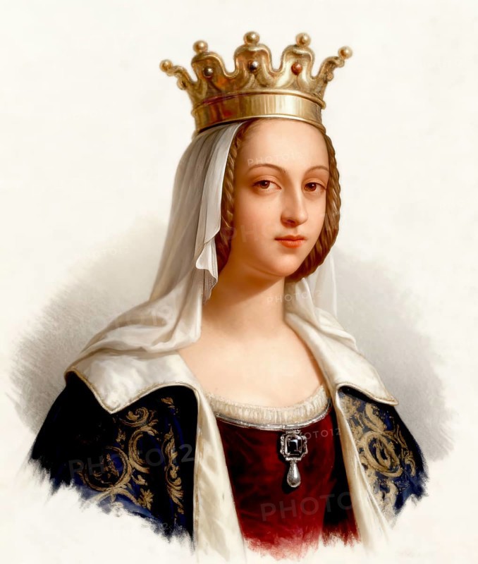 Hildegarde de Vintzgau or Hildegard, 758-783, wife of Charlemagne